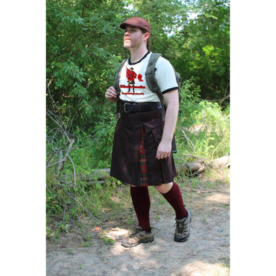 Brown Maple Leaf Hiker