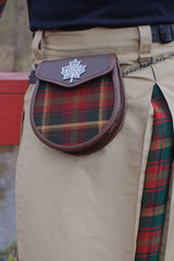 Maple Leaf Tartan Sporran