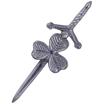 Shamrock Kilt Pin