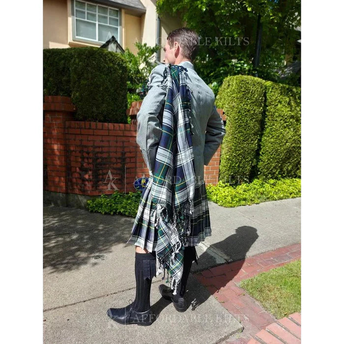 His & Hers Fly Plaid, Sash, and Matching Brooches