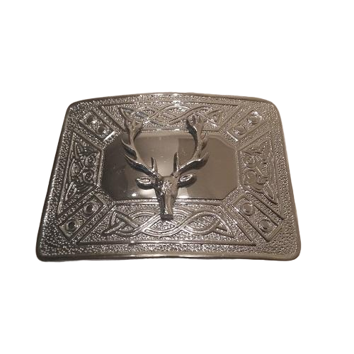 Stag Head Kilt Belt Buckle