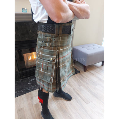 MacKenzie Weathered Tartan Utility Kilt