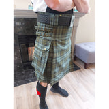 Black Watch Weathered Tartan Utility Kilt