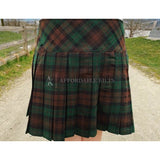 Brown Watch Tartan Deluxe Mini Skirt