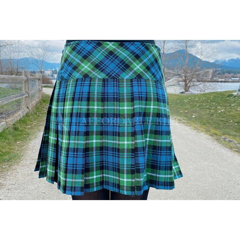 Blue kilt skirt sales