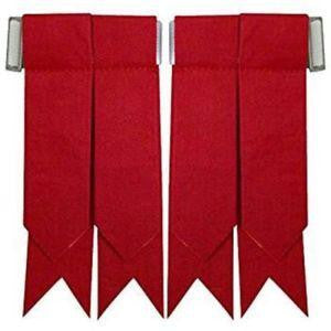 Red Sock Flashes - Affordable Kilts