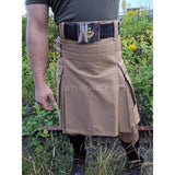 Cargo Utility Kilt - Tan