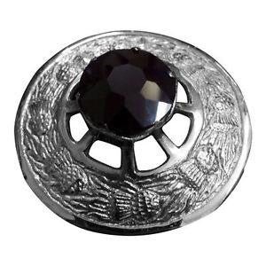 Stone Broach - Black - Affordable Kilts