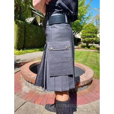Grey Utility Kilt
