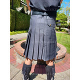 Cargo Utility Kilt - Grey