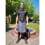 Cargo Utility Kilt - Grey