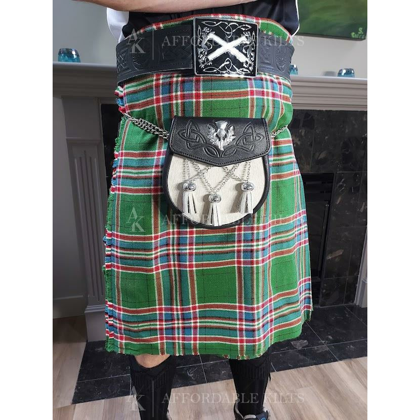 Scottish Tartan MacFarlane Hunting Ancient Clan Woven Blanket Crest Style main image 1