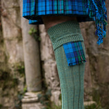 Harris Socks (Ancient Green) - Made in Scotland