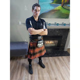 38x24" Firefighter Tartan Deluxe Kilt