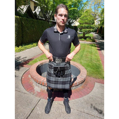 Highlander Grey Tartan Kilt