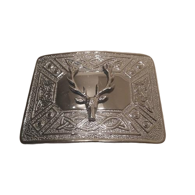 Stag Head Kilt Belt Buckle