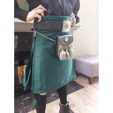 Solid Green Deluxe Kilt