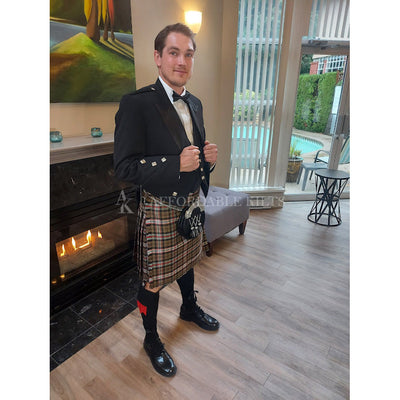 Scottish National Weathered Tartan Deluxe Kilt