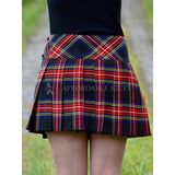 Stewart Black Tartan Deluxe Mini Skirt