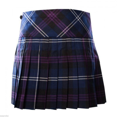 Saffron Tartan Mini Skirt - Deluxe - Affordable Kilts