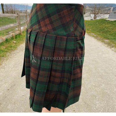 Brown Watch Tartan Deluxe Mini Skirt