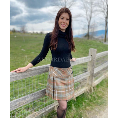 Fraser Weathered Tartan Deluxe Mini Skirt
