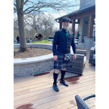 Grey Spirit Tartan Deluxe Kilt