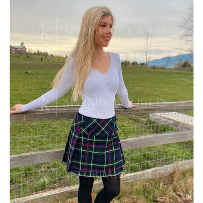 MacKenzie Modern Tartan Skirt