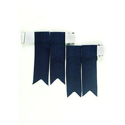 Navy Sock Flashes - Affordable Kilts