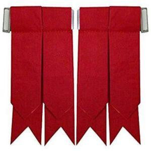 Red Sock Flashes - Affordable Kilts