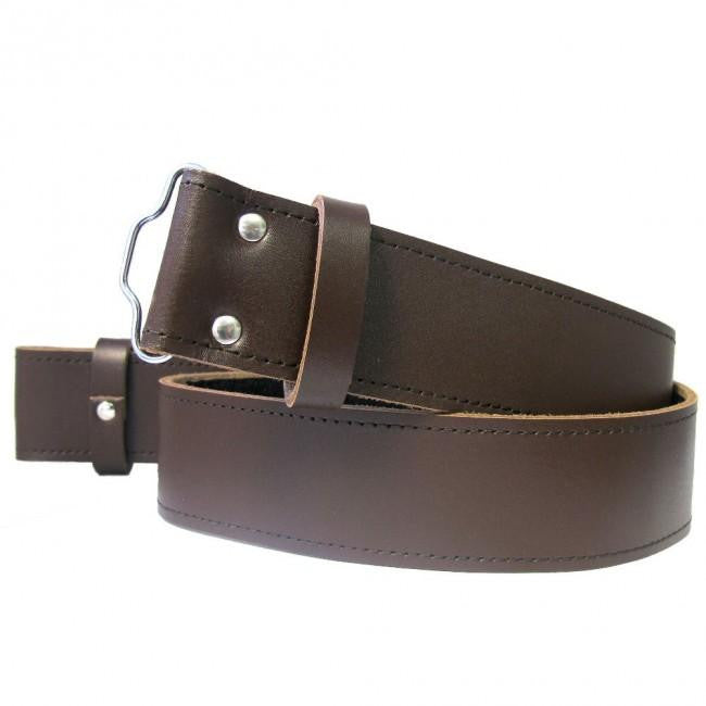 Leather Belt - Brown - Affordable Kilts