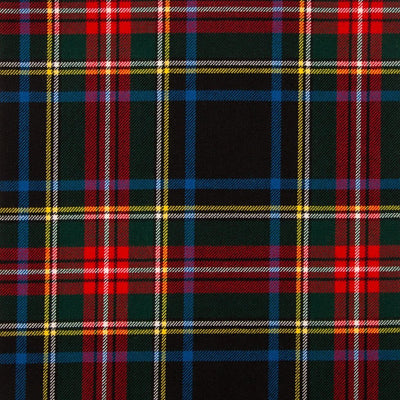 Stewart Black Tartan Deluxe Kilt