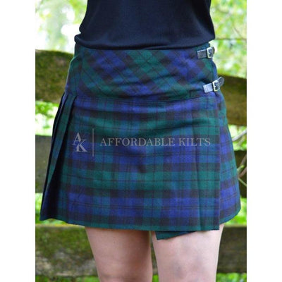Black Watch Tartan Mini Skirt - Deluxe