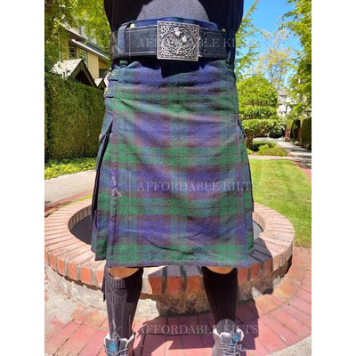 Black Watch  Tartan Utility Kilt