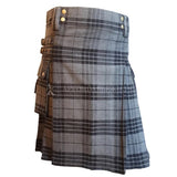 Grey Spirit Tartan Utility Kilt