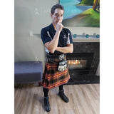 Firefighter Tartan Deluxe Kilt