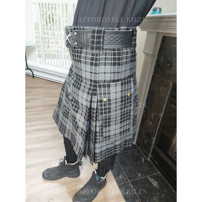 Grey Spirit Tartan Utility Kilt