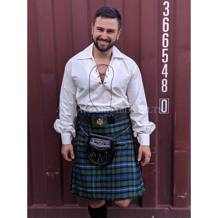 Gilet Robertson Hunting Modern Tartan - Laine 8 Oz - Taille 34 - Neuf