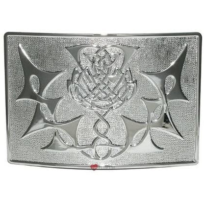 Buckle - Large Thistle (Silver)
